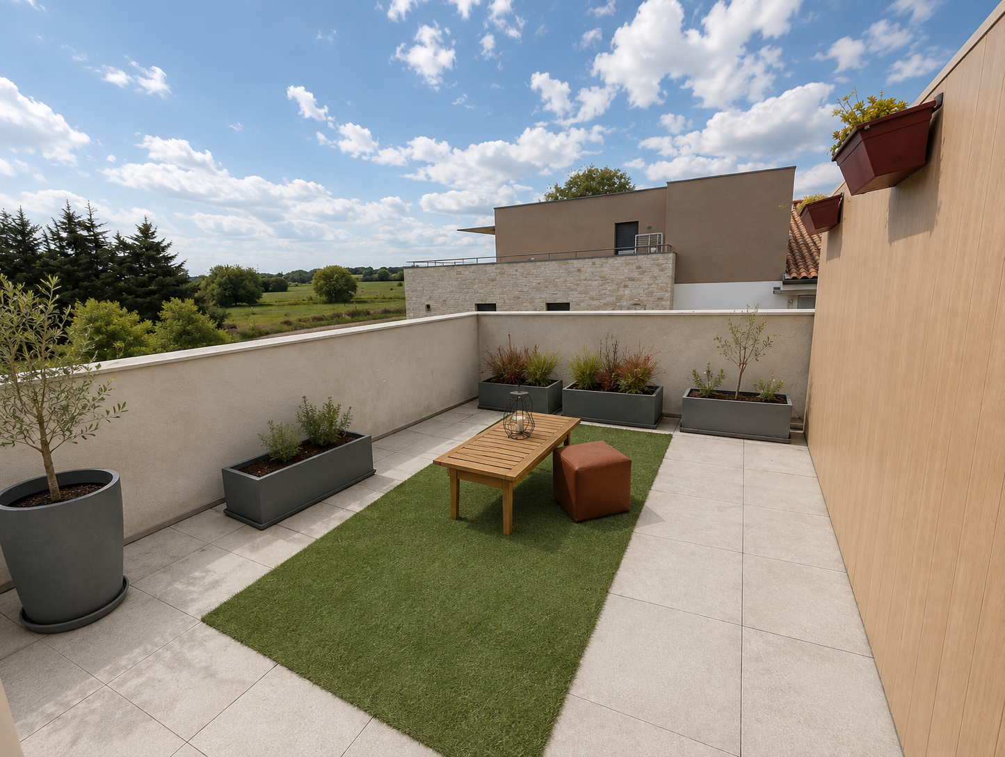 Duplex T3 dernier étage avec 35 m² de terrasses – Montpellier & plages méditerranéennes